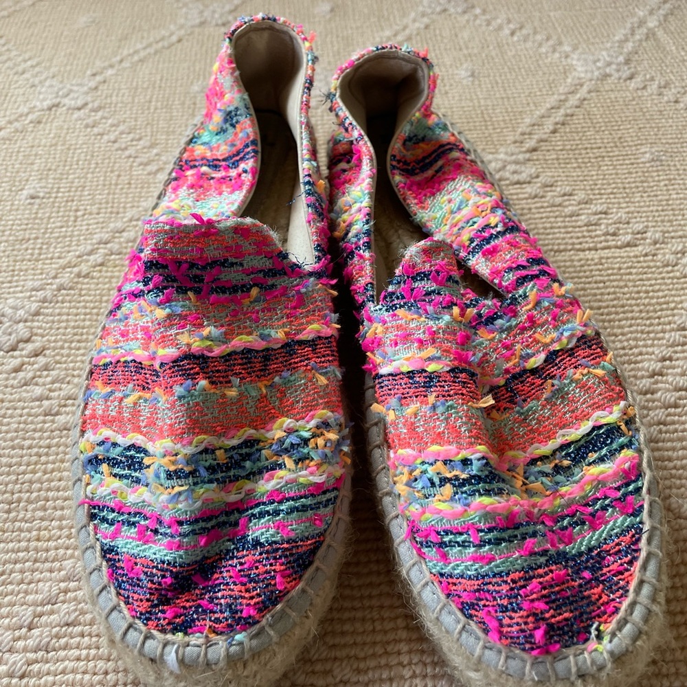 Fun bright espadrilles